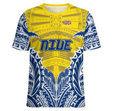 Niue T-shirt - Blue/Yellow